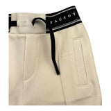 CESARE PACIOTTI pantalone tuta tinta unita con elastico in vita logato Panna per Neonato PFP5350BN PANNA CESARE PACIOTTI