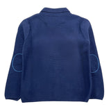 SARABANDA giacca in maglia tinta unita con toppe Blu per Neonato 0A104XN BLU SARABANDA