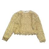 MANILA GRACE maglia tinta unita girocollo Oro per Bambina MFJF24M173 ORO MANILA GRACE