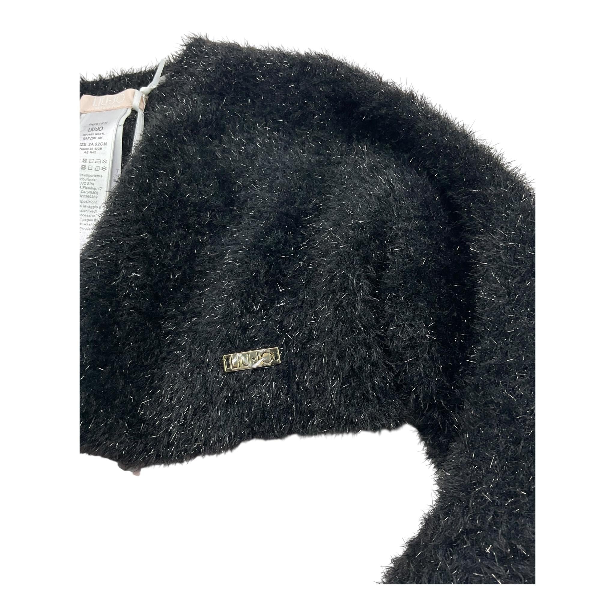 LIU JO coprispalle tinta unita Nero per Neonata KF3163 NERO LIU JO