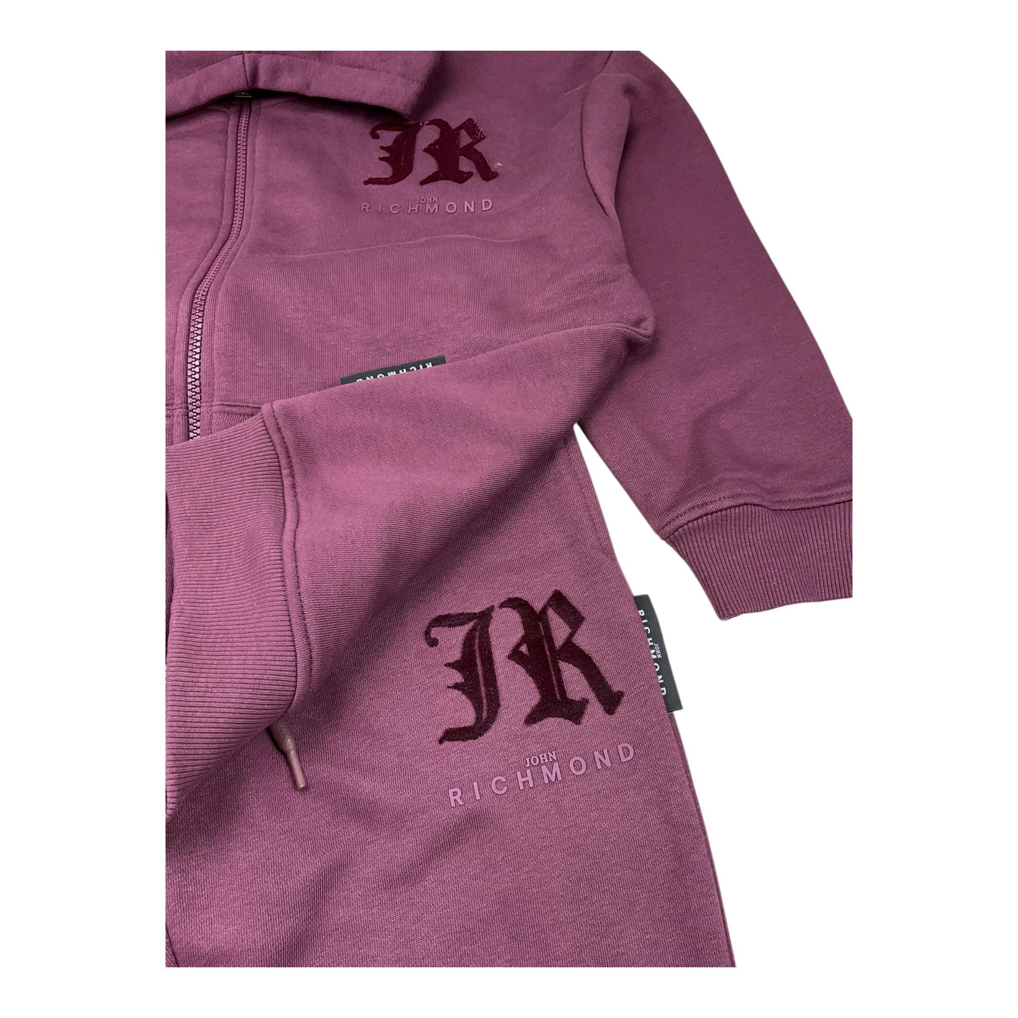 JOHN RICHMOND completo 2 pezzi felpa-pantalone tinta unita Bordeaux per Bambina RGA25001FE BORDEAUX JOHN RICHMOND