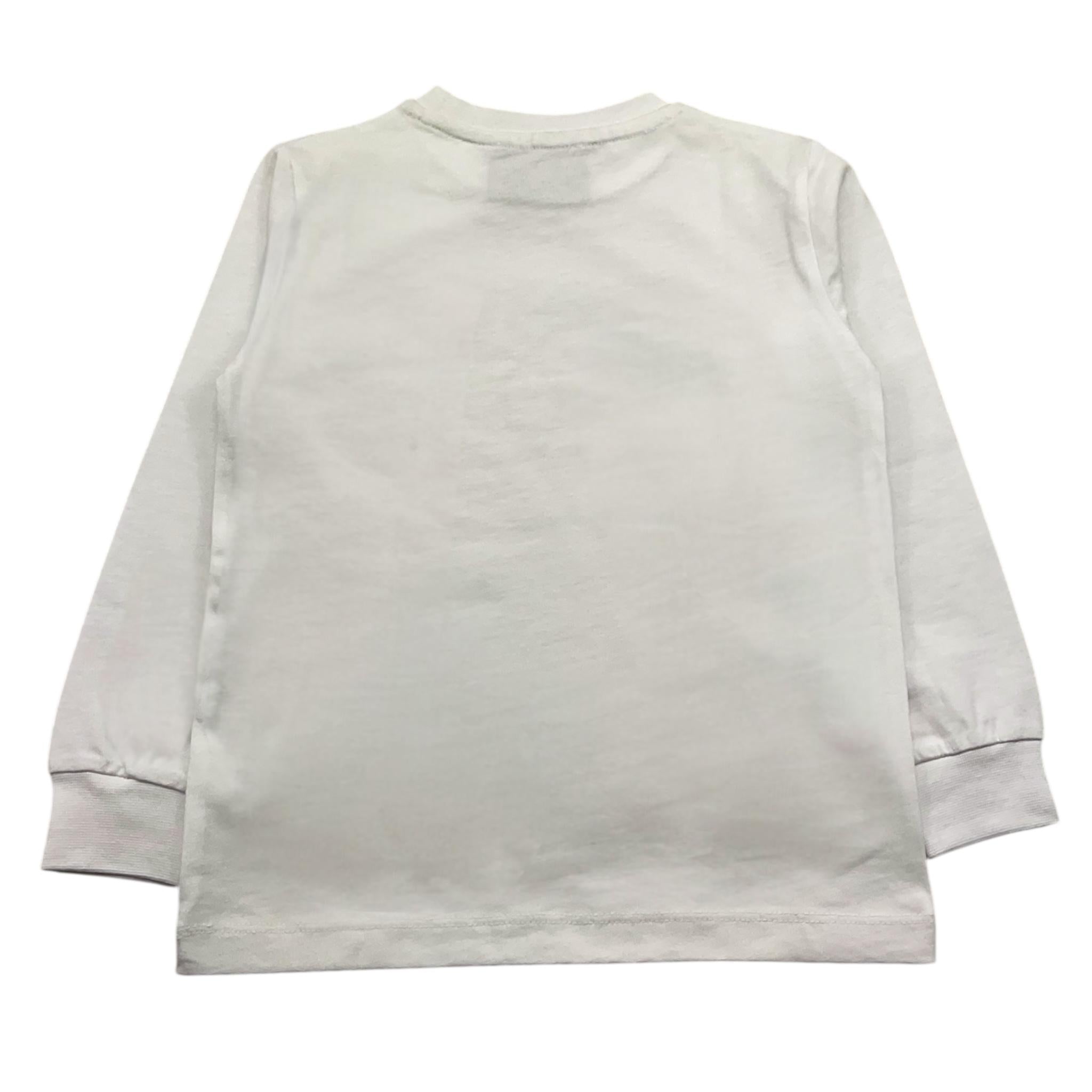 ICEBERG shirt girocollo tinta unita con logo Bianco per Bambino TSICE5316B BIANCO ICEBERG