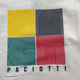 CESARE PACIOTTI shirt girocollo tinta unita con stampa in contrasto Bianco per Neonato TSP5318BN BIANCO CESARE PACIOTTI