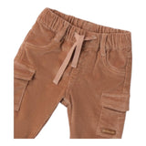 MINI BANDA pantalone tinta unita con elastico in vita Marrone per Neonato 3A639XX MARRONE MINI BANDA