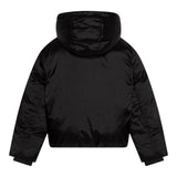CALVIN KLEIN giubbino tinta unita con zip e cappuccio Nero per Bambina IG0IG02683 NERO CALVIN KLEIN
