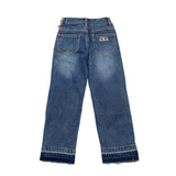 GAELLE jeans tinta unita con girovita regolabile Blu per Bambina 2741PD00309XX BLU GAELLE