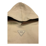 YES LONDON felpa chiusa con cappuccio tinta unita con maniche in contrasto Panna per Bambino JR5063X PANNA YES LONDON