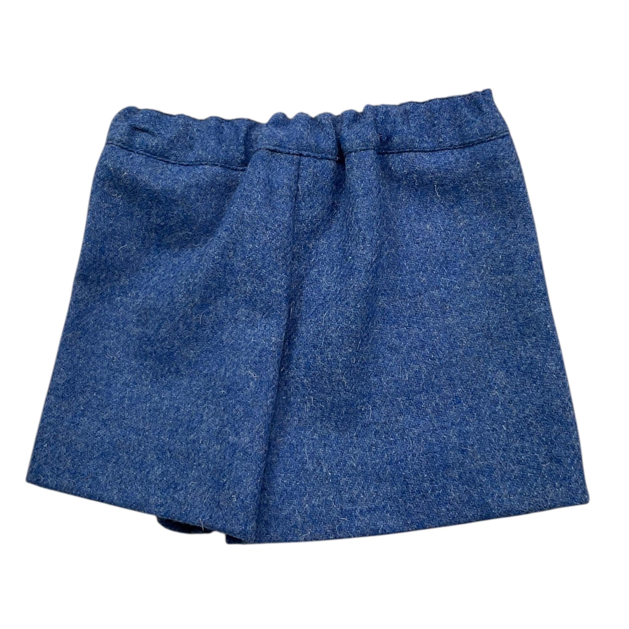 PAIO CRIPPA short tinta unita con elastico in vita Blu per Neonata CROCUSN BLU PAIO CRIPPA