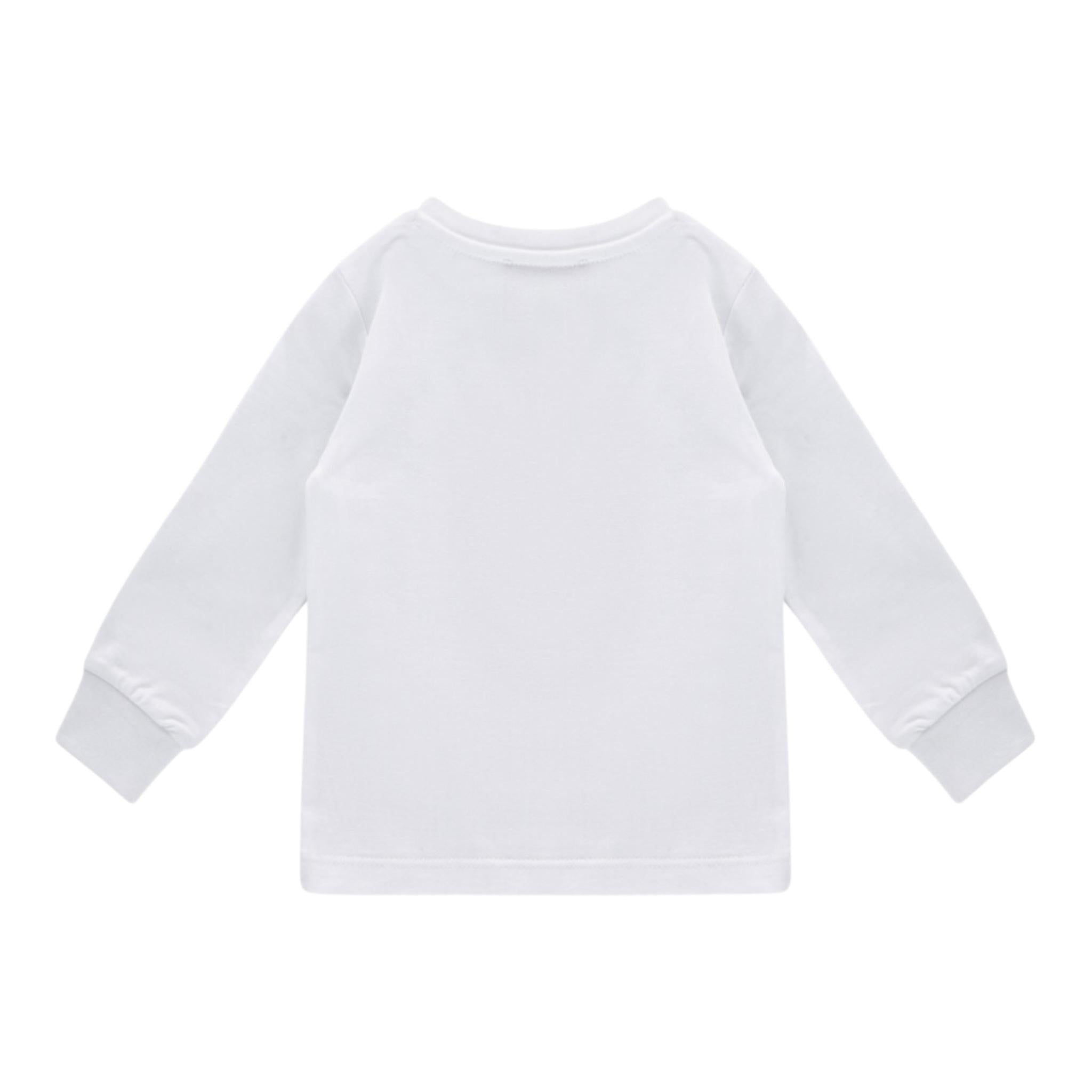 ICEBERG shirt girocollo tinta unita con stampa in contrasto Bianco per Neonato TSICE5328BX BIANCO ICEBERG