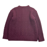 PAOLO PECORA maglia girocollo tinta unita Bordeaux per Bambino PP4094 BORDEAUX PAOLO PECORA
