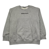 MOSCHINO felpa tinta unita girocollo con stampa Grigio per Bambino HUF08MX GRIGIO MOSCHINO