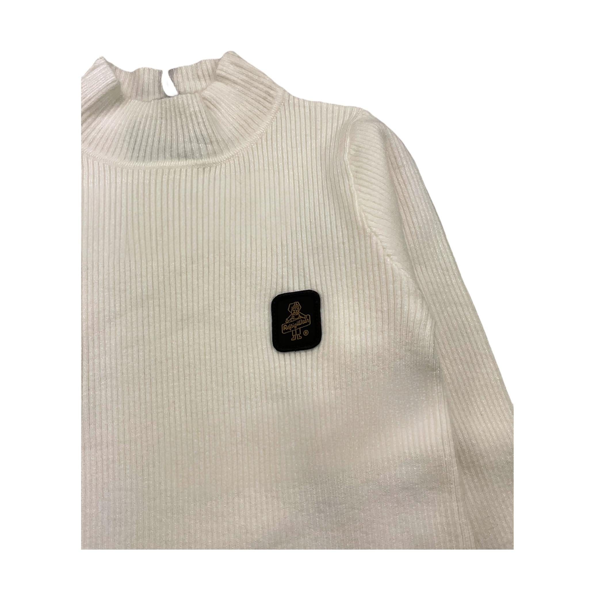 REFRIGIWEAR maglia mezzo collo tinta unita Panna per Bambina RWG955X PANNA REFRIGIWEAR