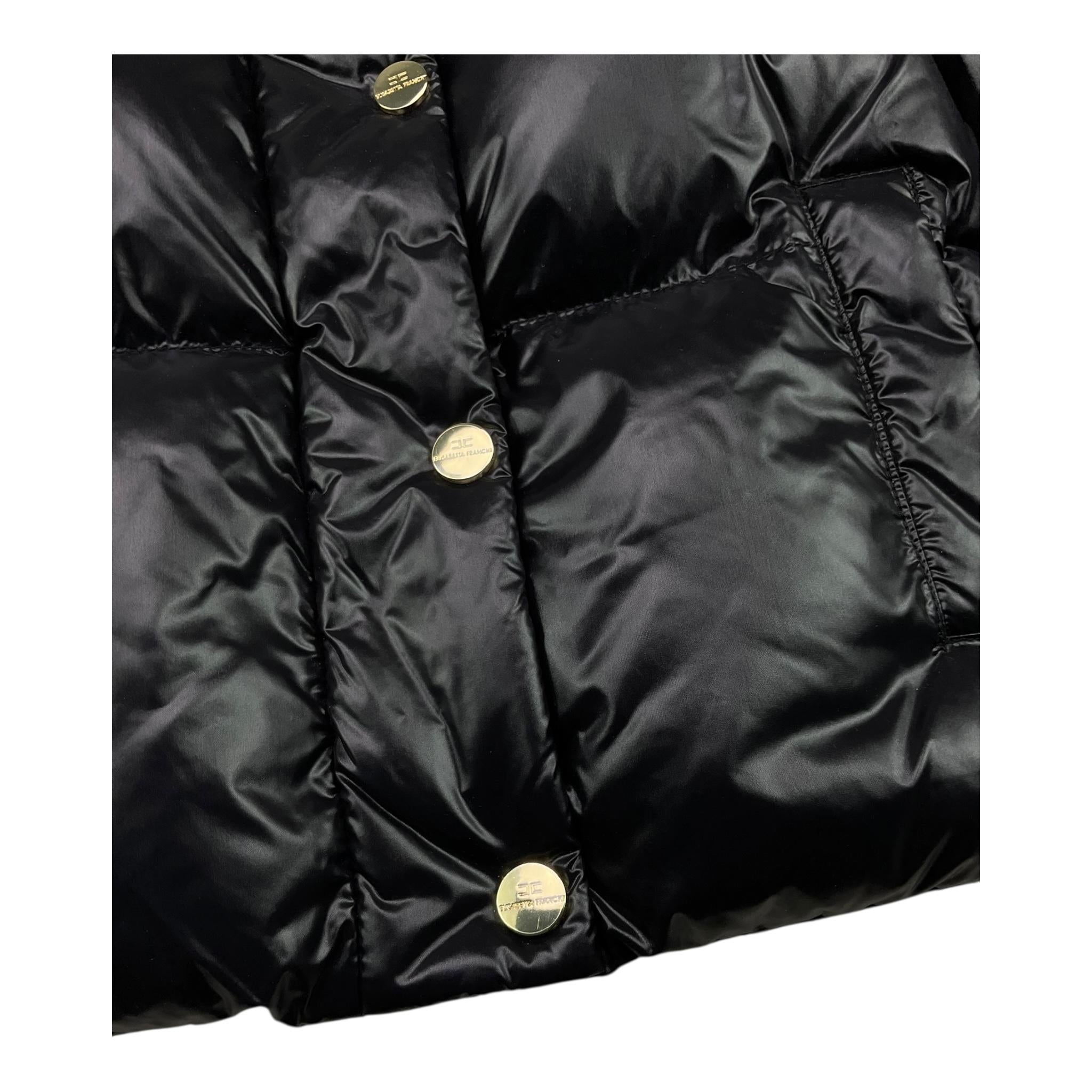 ELISABETTA FRANCHI giubbino tinta unita modello crop Nero per Bambina EFGB097 NERO ELISABETTA FRANCHI