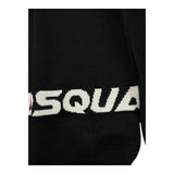DSQUARED2 maglia tinta unita girocollo con stampa Nero per Bambino DQ2453 NERO DSQUARED2