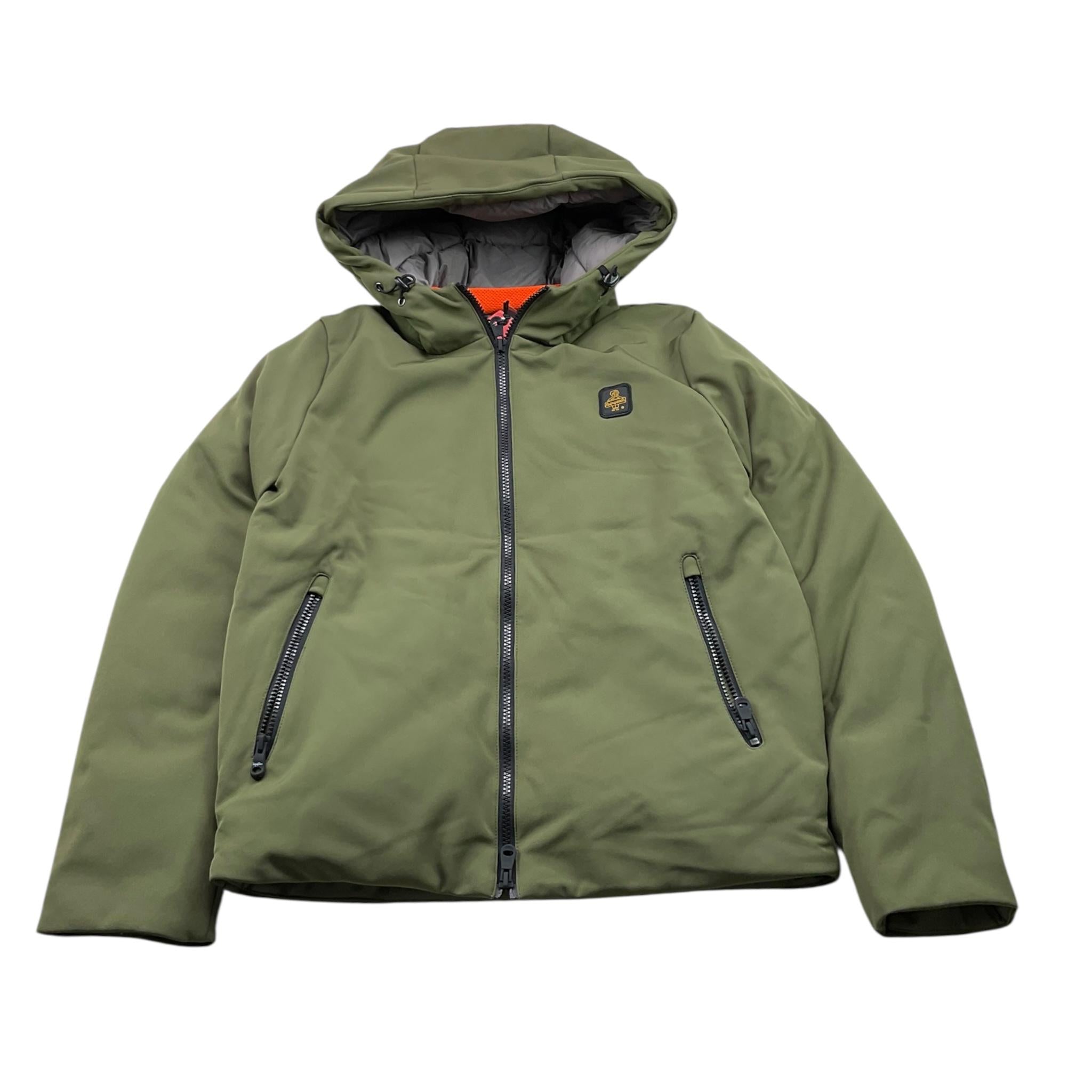 REFRIGIWEAR giubbino tinta unita cn cappuccio Verde per Bambino RW792 VERDE REFRIGIWEAR