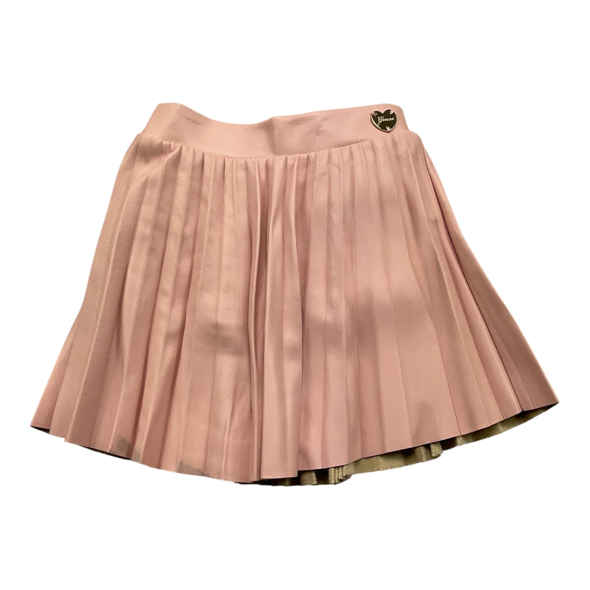 GUESS gonna tinta unita in similpelle Rosa per Bambina K4YD04WE8D0NJ ROSA GUESS