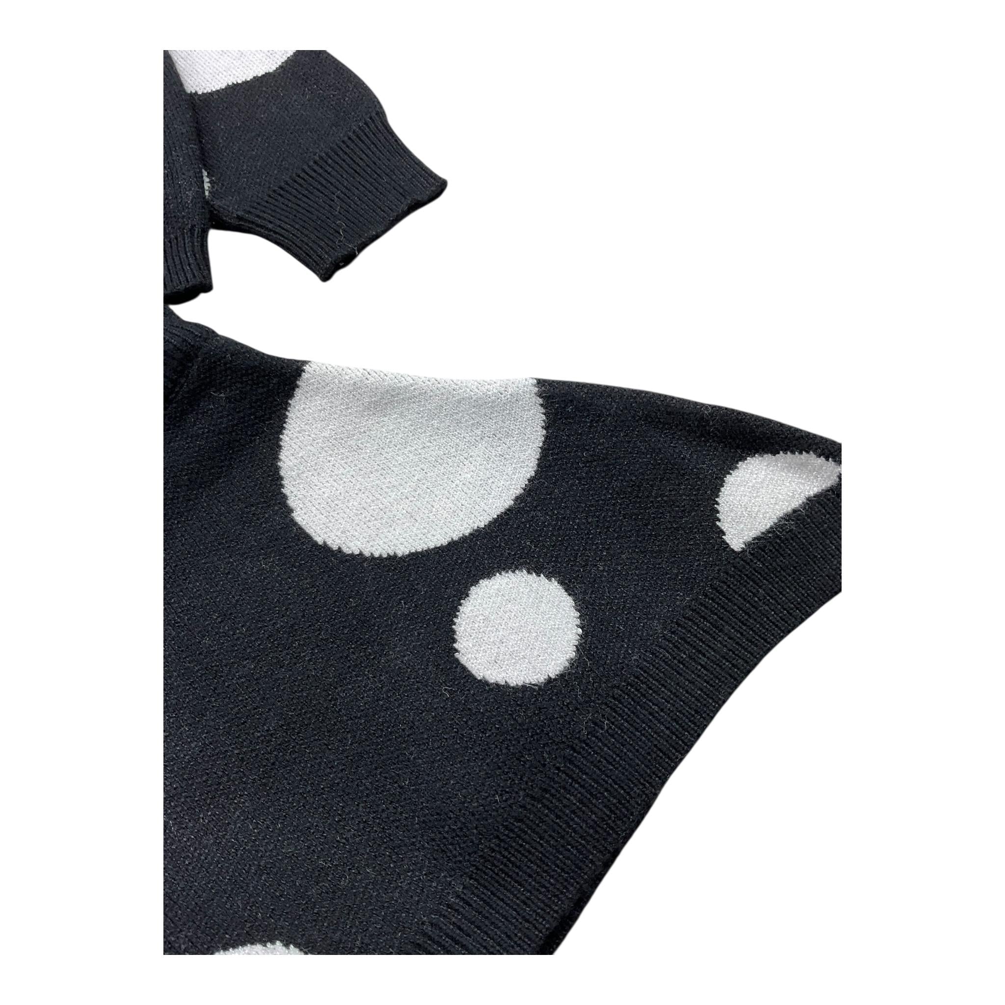 FUN & FUN completo 2pz maglia-short con fantasia a pois Nero per Bambina FBSW00961 NERO FUN & FUN