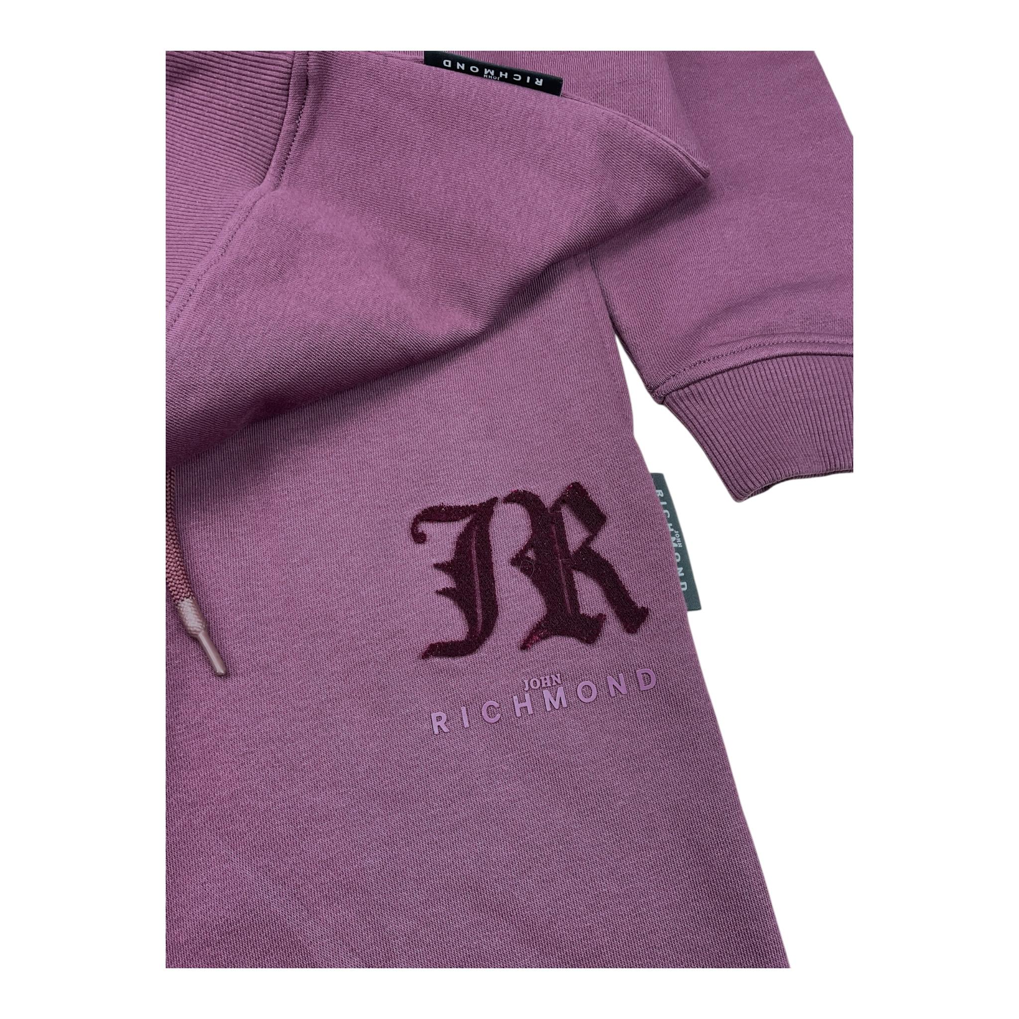 JOHN RICHMOND completo 2 pezzi felpa-pantalone tinta unita Bordeaux per Bambina RBA25005CF BORDEAUX JOHN RICHMOND