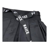 NAICE gonna tinta unita con cintura logata Nero per Bambina 23969 NERO NAICE