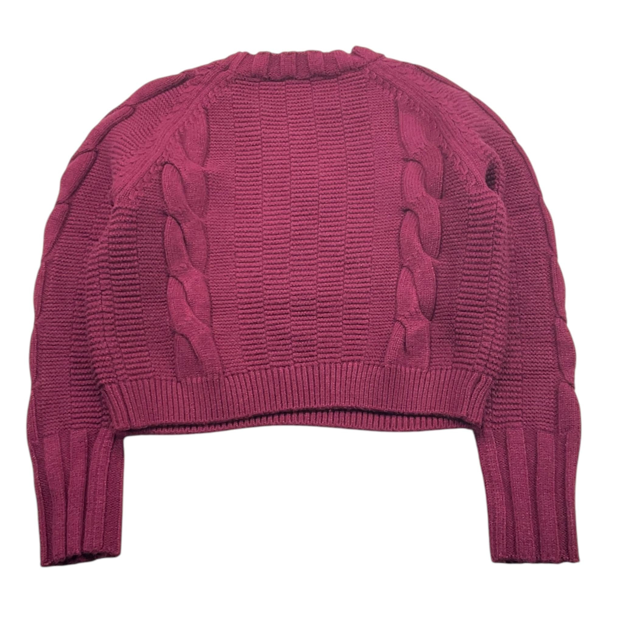 Kocca maglia tinta unita girocollo Bordeaux per Bambina A24JMA294 BORDEAUX Kocca