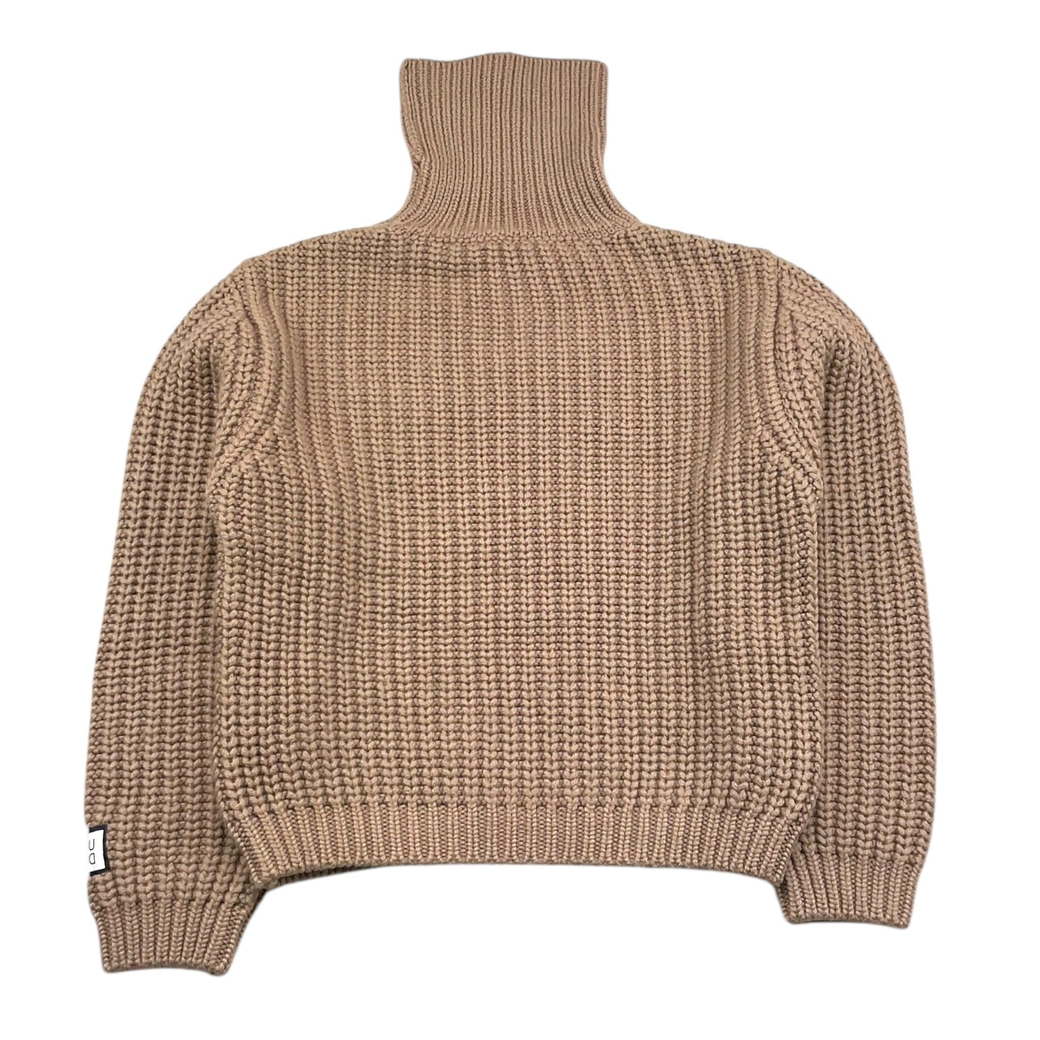 DOU DOU maglia collo alto tinta unita Marrone per Bambino DV9P00 MARRONE DOU DOU