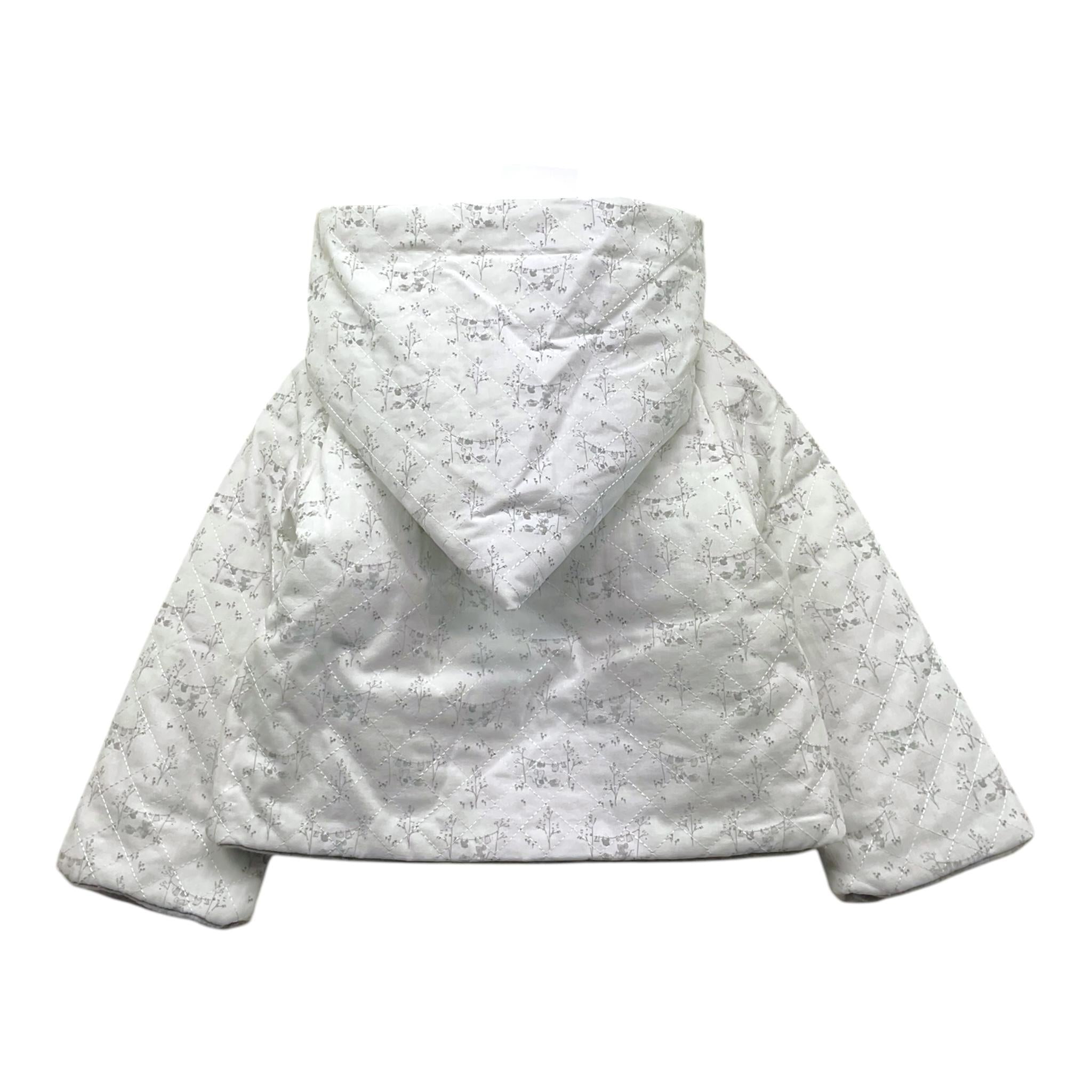 PAZ RODRIGUEZ giubbino tinta unita con bottoni e cappuccio Bianco per Neonata 012152034 BIANCO PAZ RODRIGUEZ