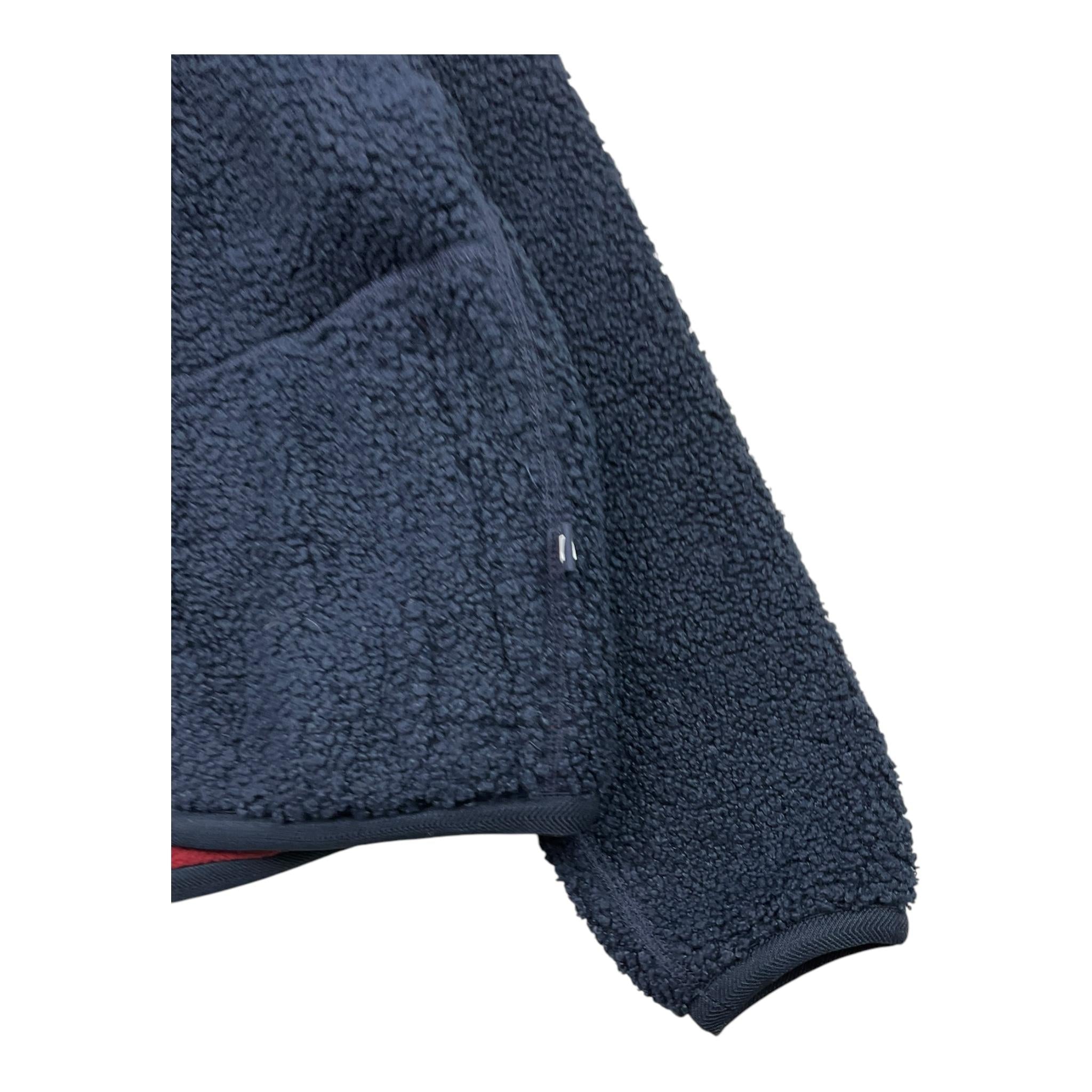 K-WAY felpa bicolore modello reversibile con zip e cappuccio Blu per Bambino K8136WW BLU K-WAY