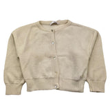 MONNALISA cardigan tinta unita  Panna per Bambina 170801 PANNA MONNALISA