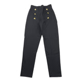 GAELLE pantalone tinta unita con finti bottoni Nero per Bambina 2745P00108 NERO GAELLE