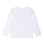 GUESS shirt girocollo tinta unita con stampa Bianco per Neonata A4YI0K6YW4X BIANCO GUESS