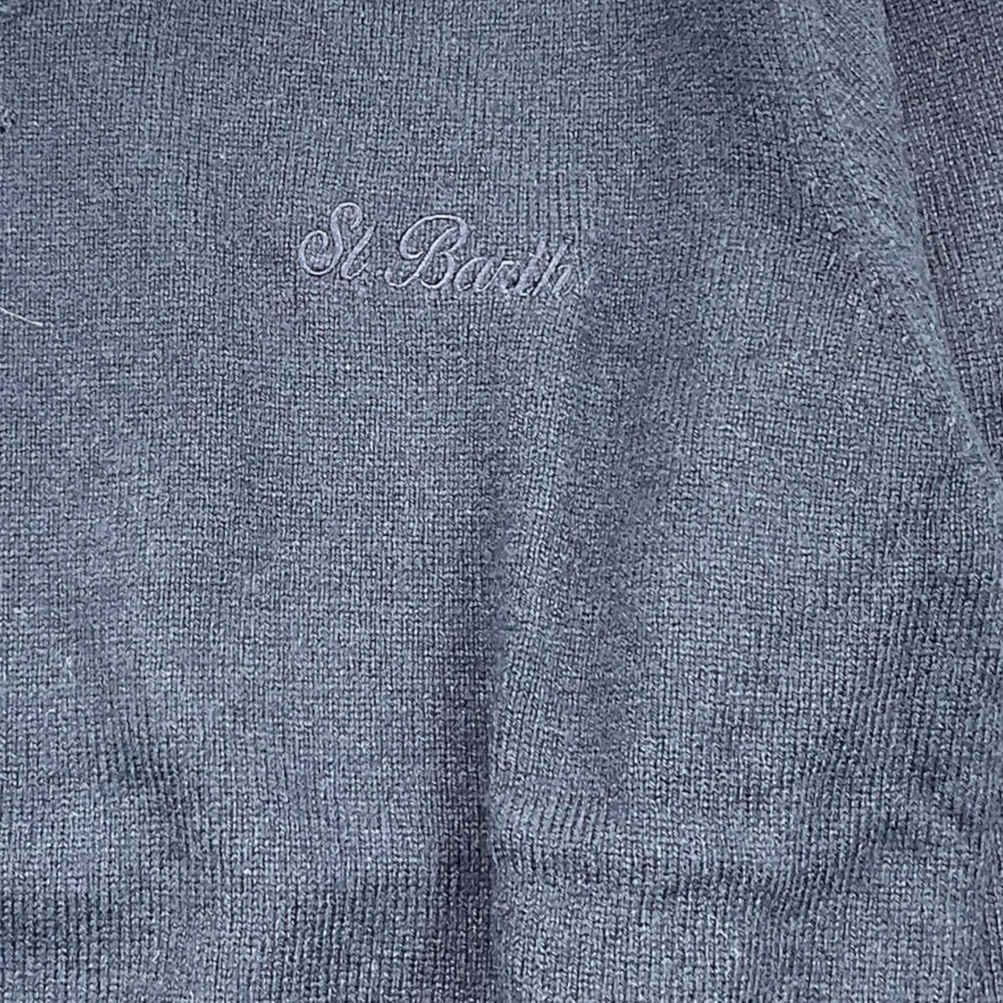 SAINT BARTH maglia tinta unita girocollo Blu per Neonata NIX0001N BLU SAINT BARTH