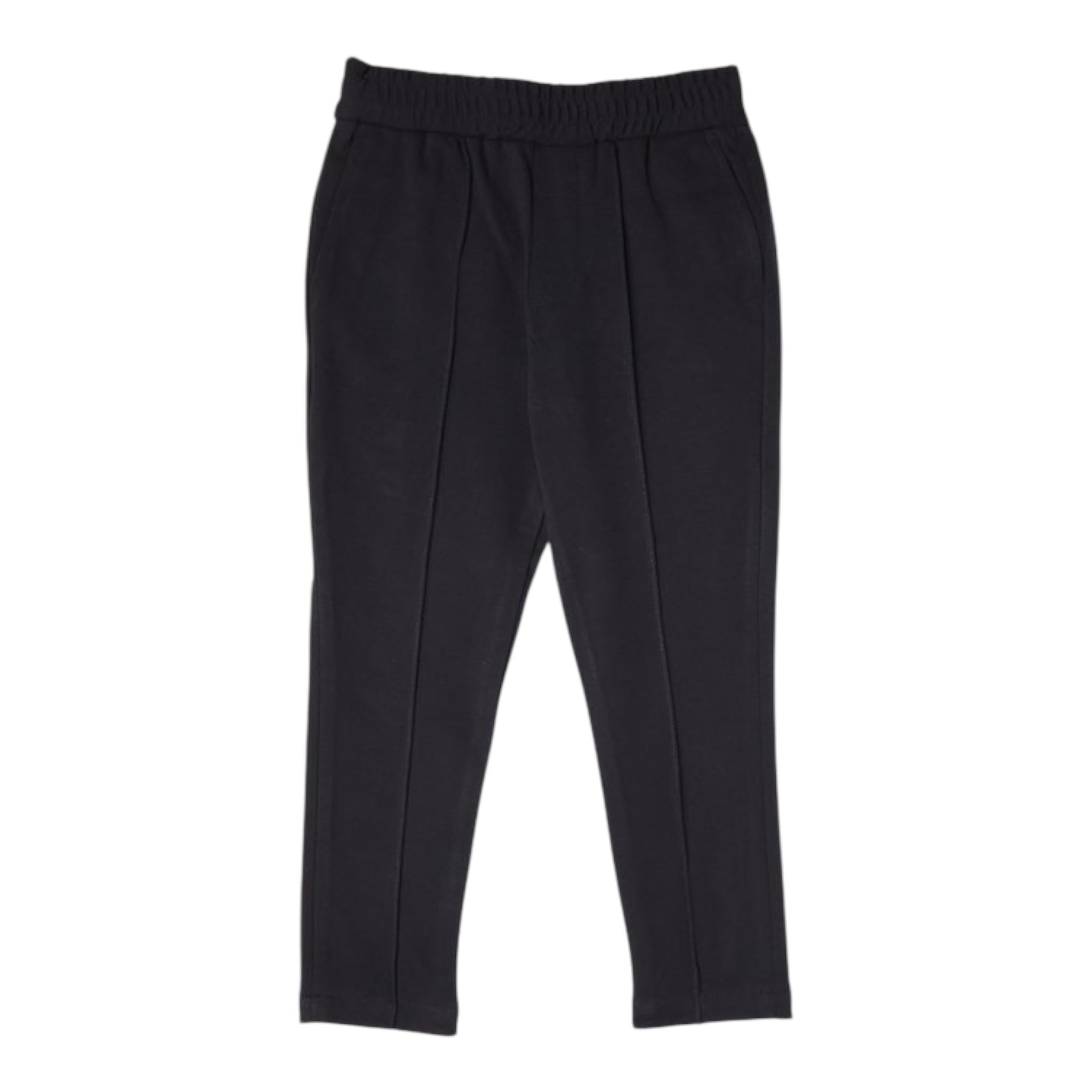 EMPORIO ARMANI pantalone tinta unita con elastico in vita Blu per Bambino 8N4PL6 BLU EMPORIO ARMANI