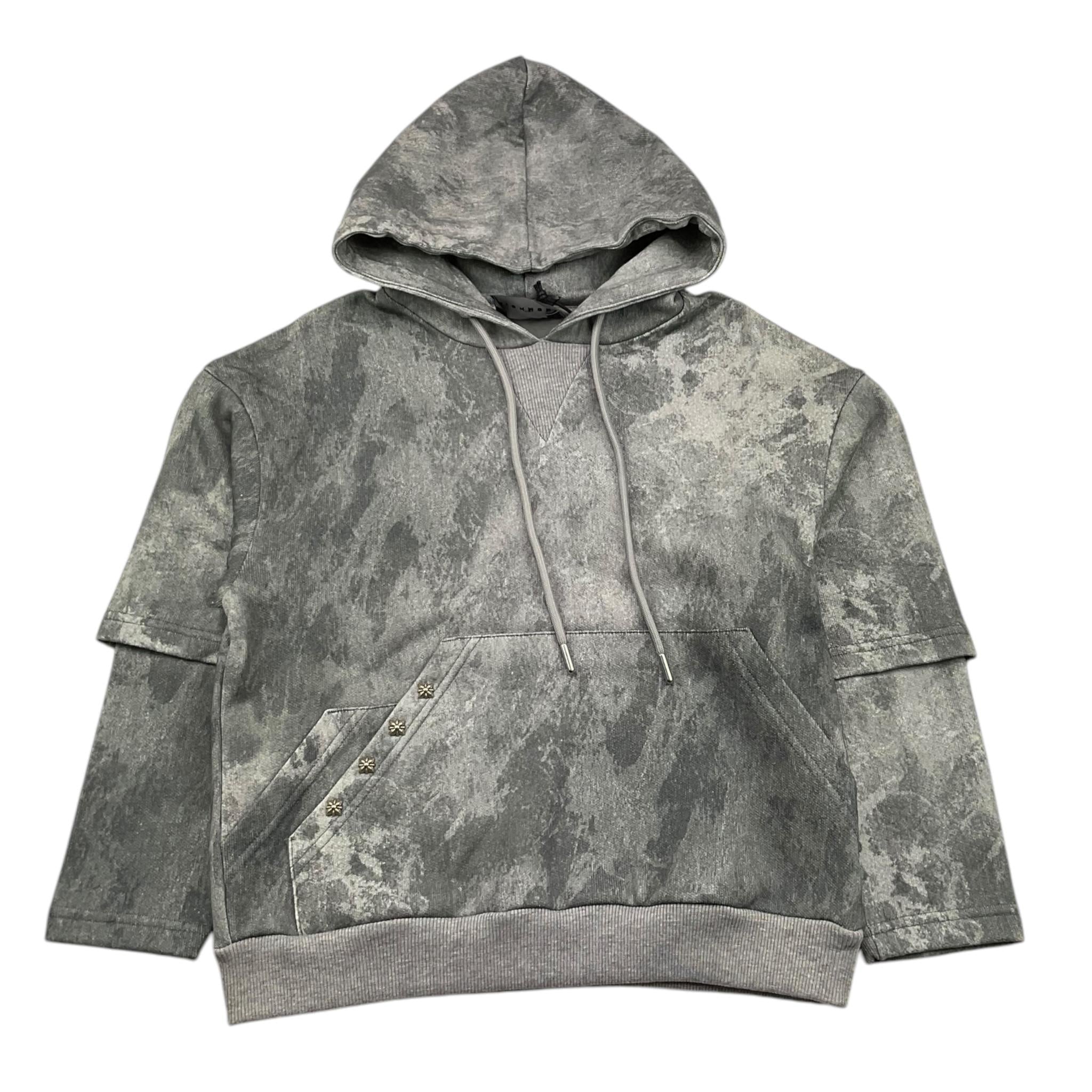 JOHN RICHMOND felpa chiusa con cappuccio tinta unita Grigio per Bambino RBA25123FE GRIGIO JOHN RICHMOND