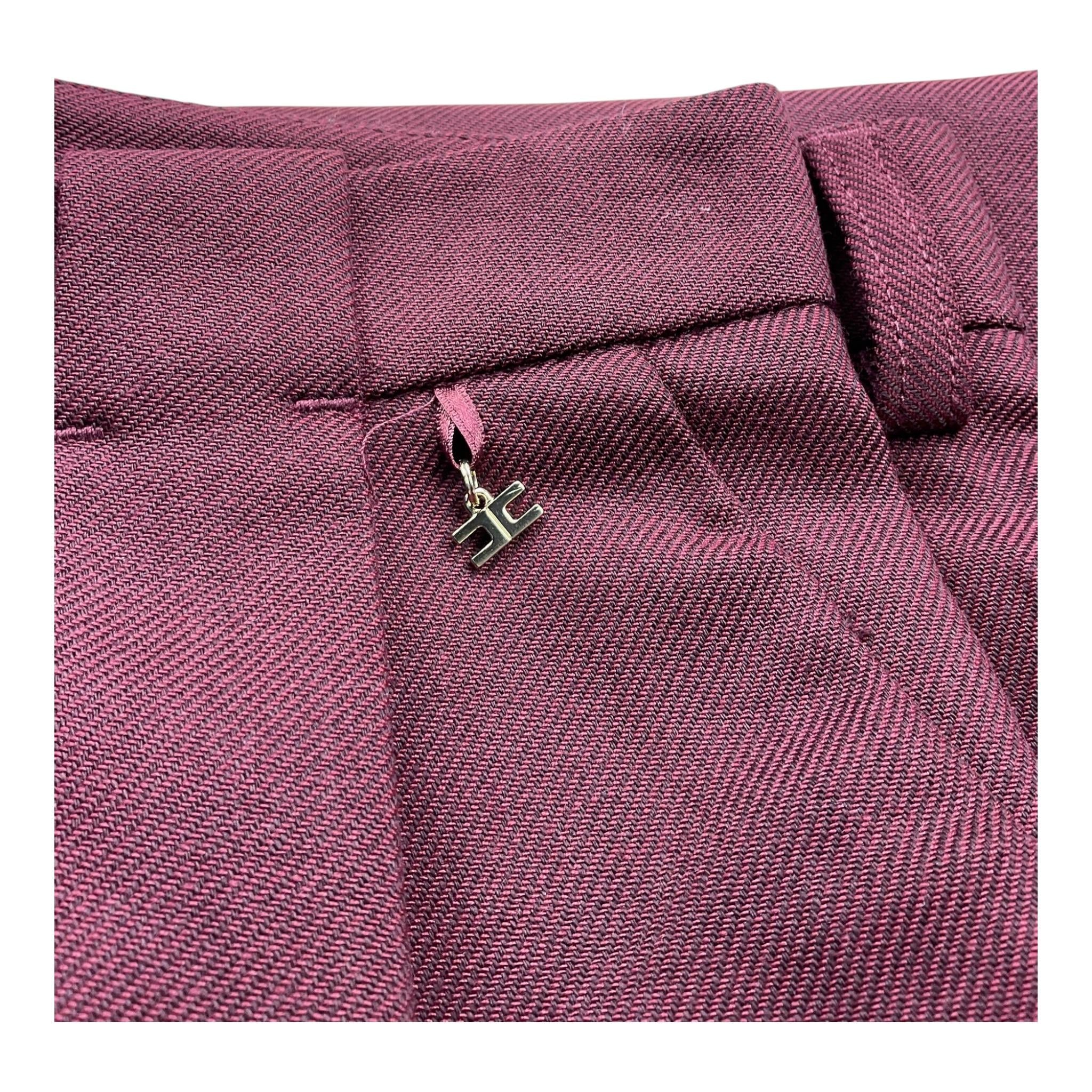ELISABETTA FRANCHI pantalone modello a palazzo tinta unita Bordeaux per Bambina EFPA255 BORDEAUX ELISABETTA FRANCHI