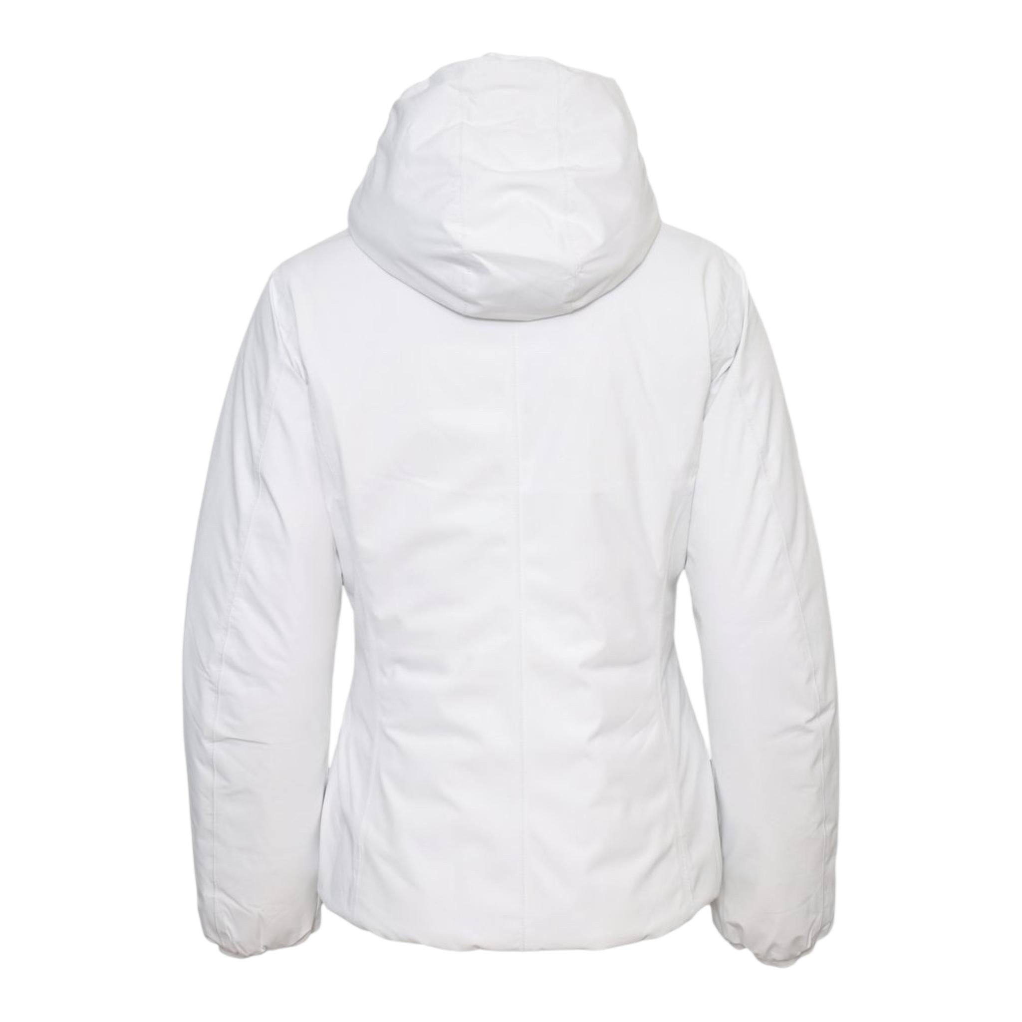 K-WAY giubbino reversibile con zip e cappuccio bicolore Bianco/beige per Bambina K5123QWX BIANCO/BEIGE K-WAY