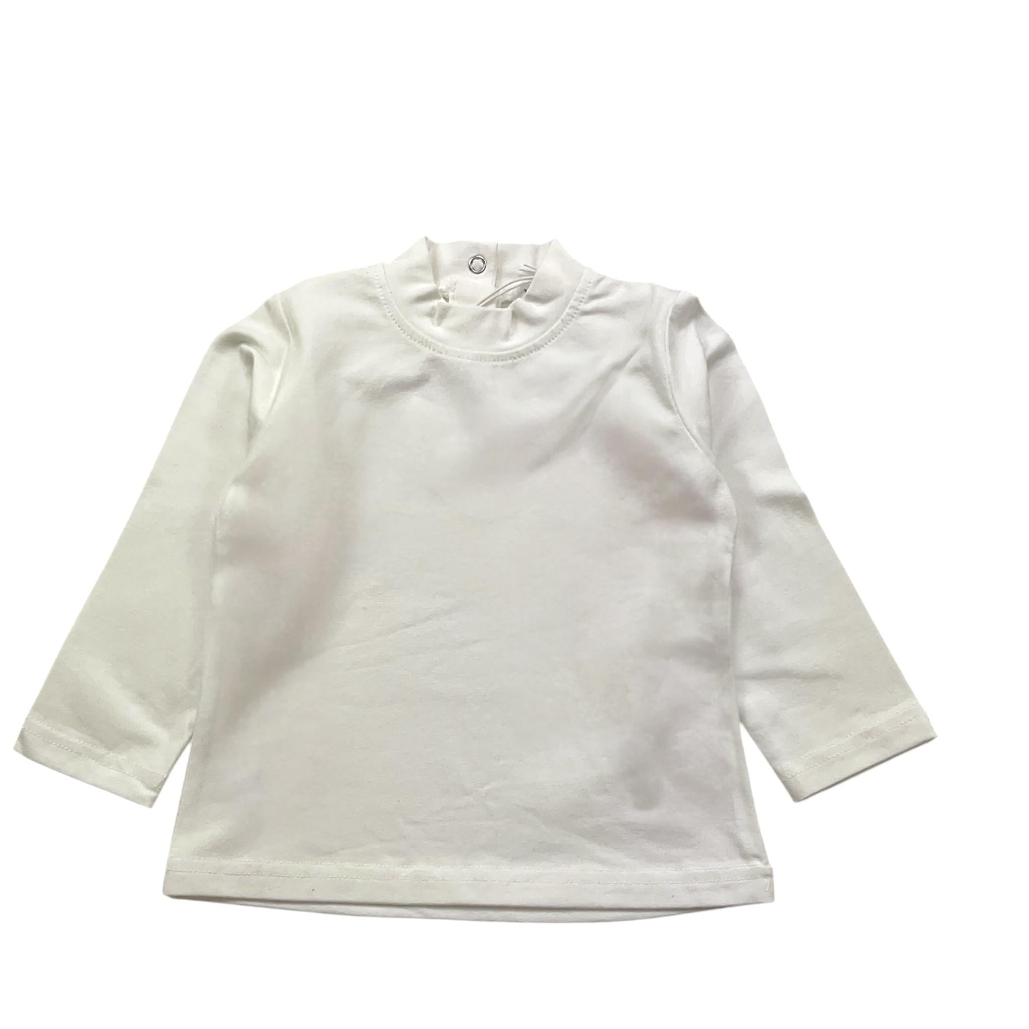 Y-CLU shirt mezzo collo tinta unita Bianco per Neonato 20709B BIANCO Y-CLU