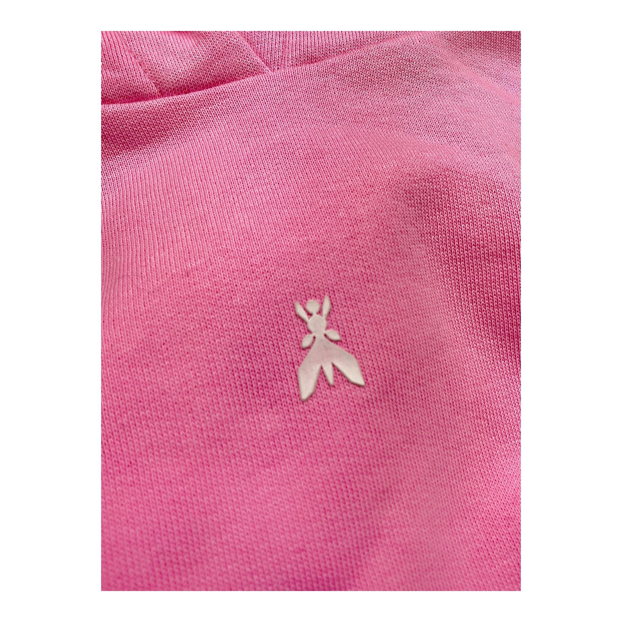 PATRIZIA PEPE felpa tinta unita con cappuccio e logo Rosa per Bambina 7M0857 ROSA PATRIZIA PEPE