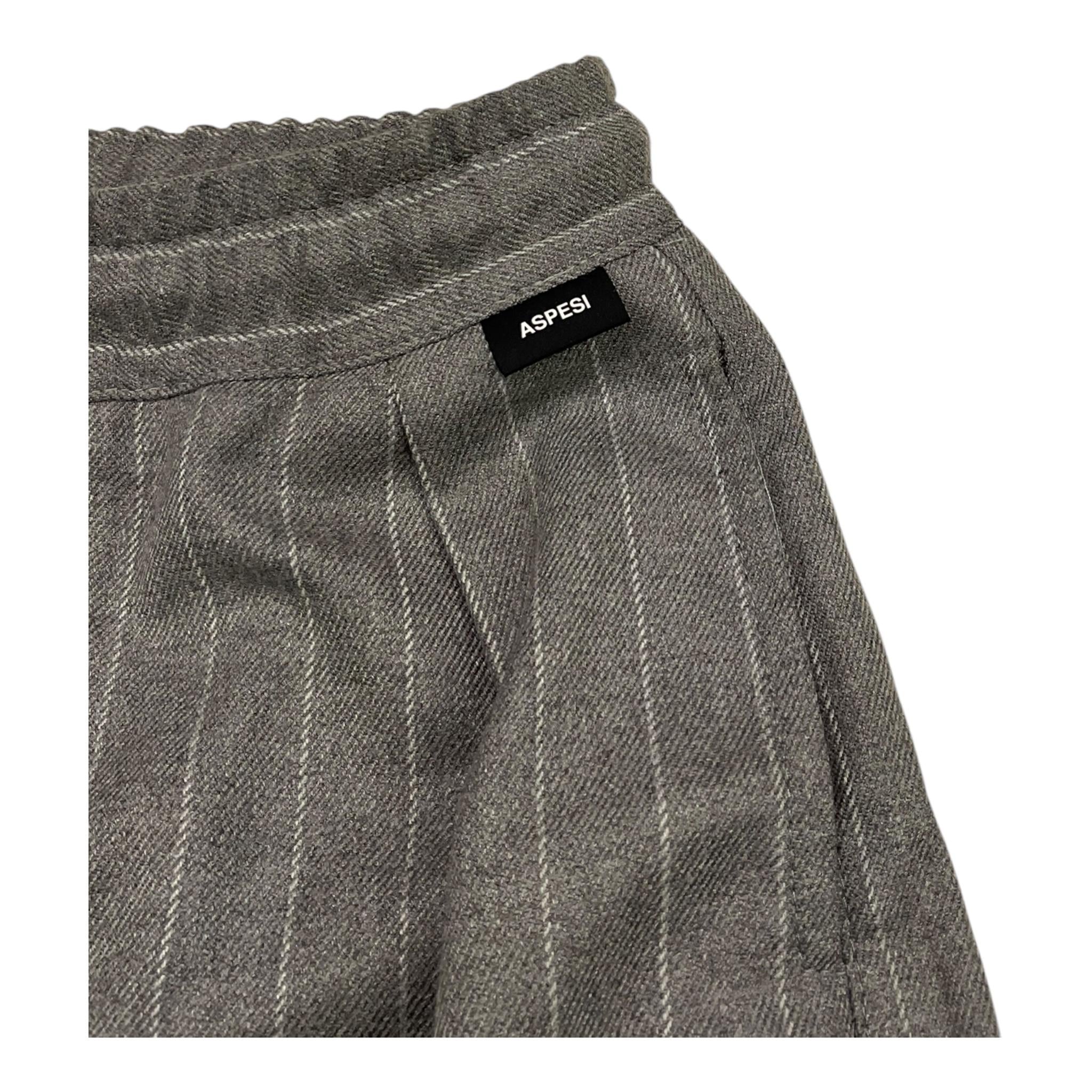 ASPESI pantalone con elastico in vita e tasconi in contradto Grigio per Bambino F24069PLW1007 GRIGI ASPESI