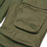DIESEL pantalone tinta unita con elastico in vita modello cargo Verde per Bambino J02057 VERDE DIESEL