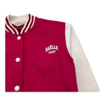 GAELLE felpa tinta unita con botoni e maniche in contrasto Fuxia per Bambina 2741F00356 FUXIA GAELLE