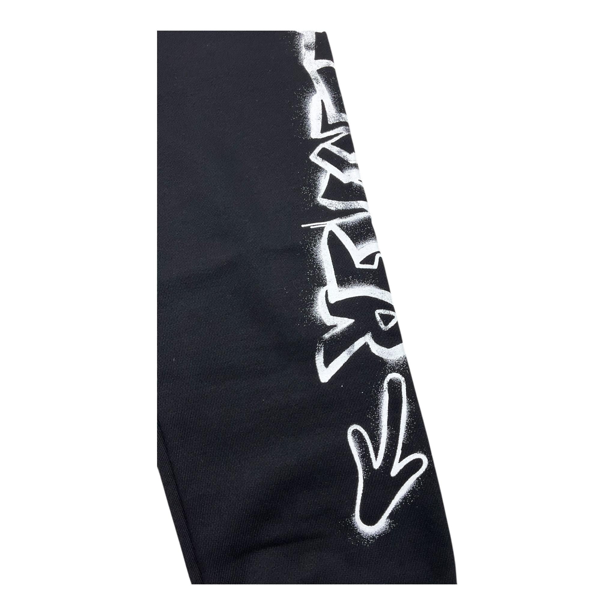 DISCLAIMER pantalone modello tuta tinta unita con stampa Nero per Bambino 24IDK58203X NERO DISCLAIMER