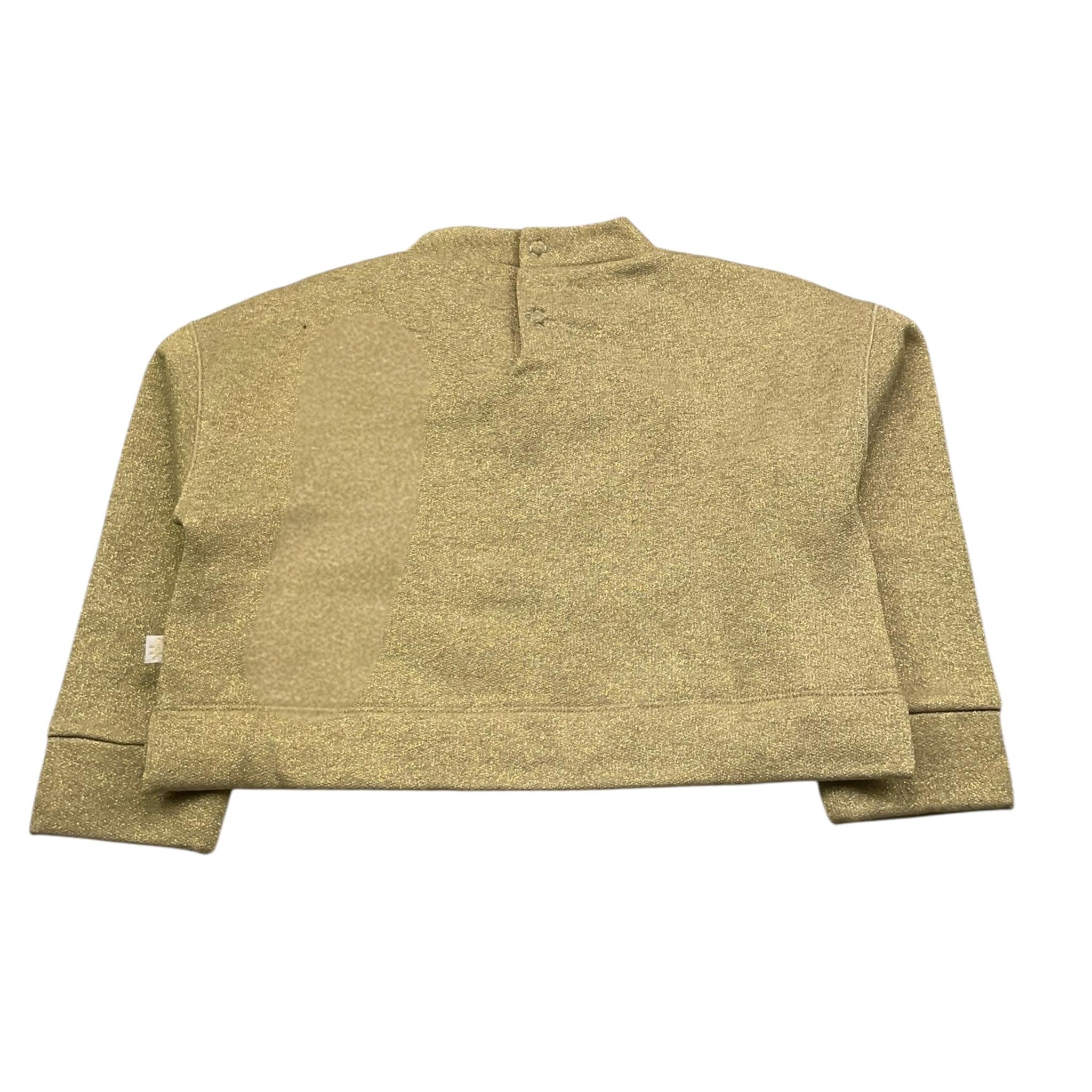 IL GUFO felpa chiusa girocollo glitterata Oro per Bambina A24MF295M0146 ORO IL GUFO