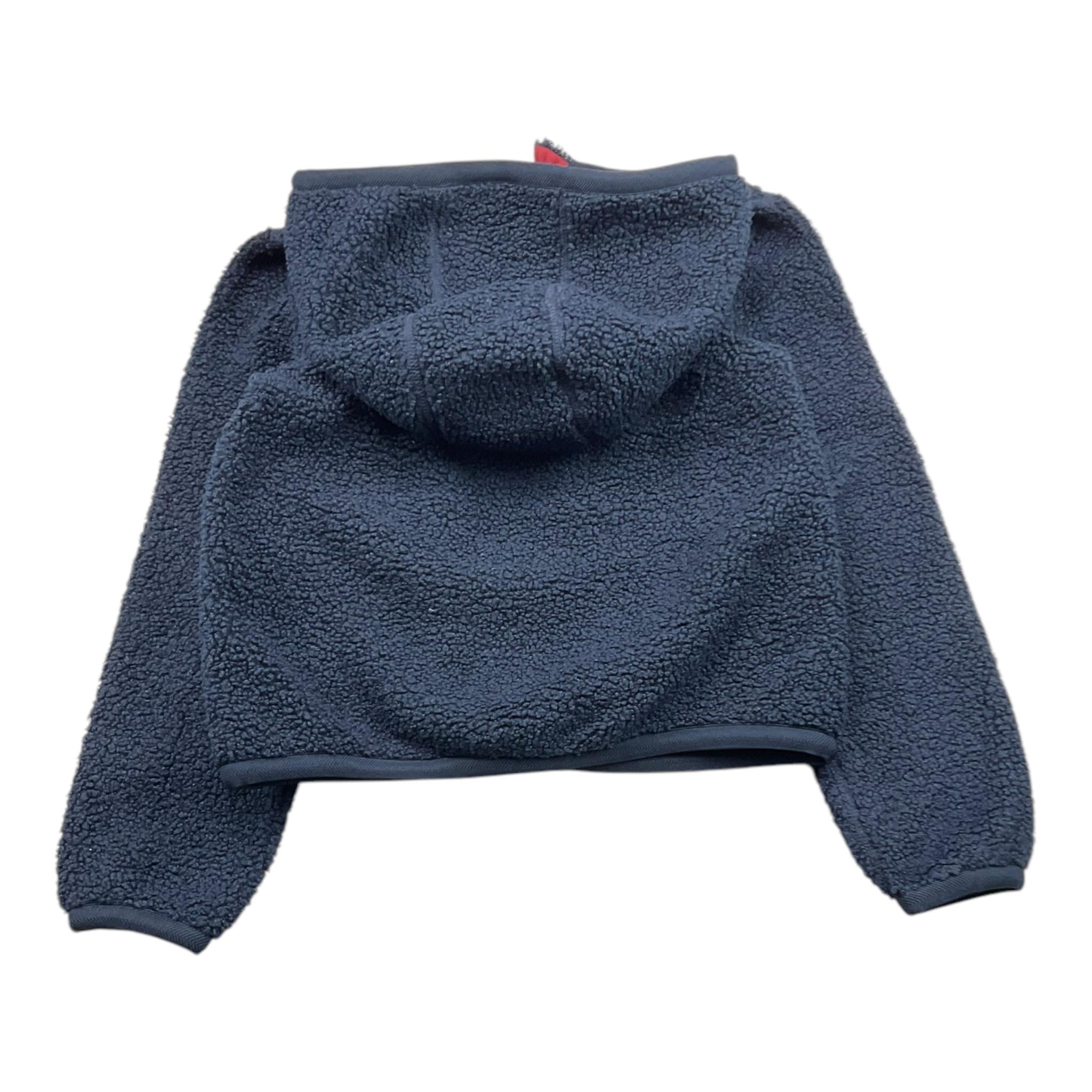 K-WAY felpa bicolore modello reversibile con zip e cappuccio Blu per Bambino K8136WW BLU K-WAY