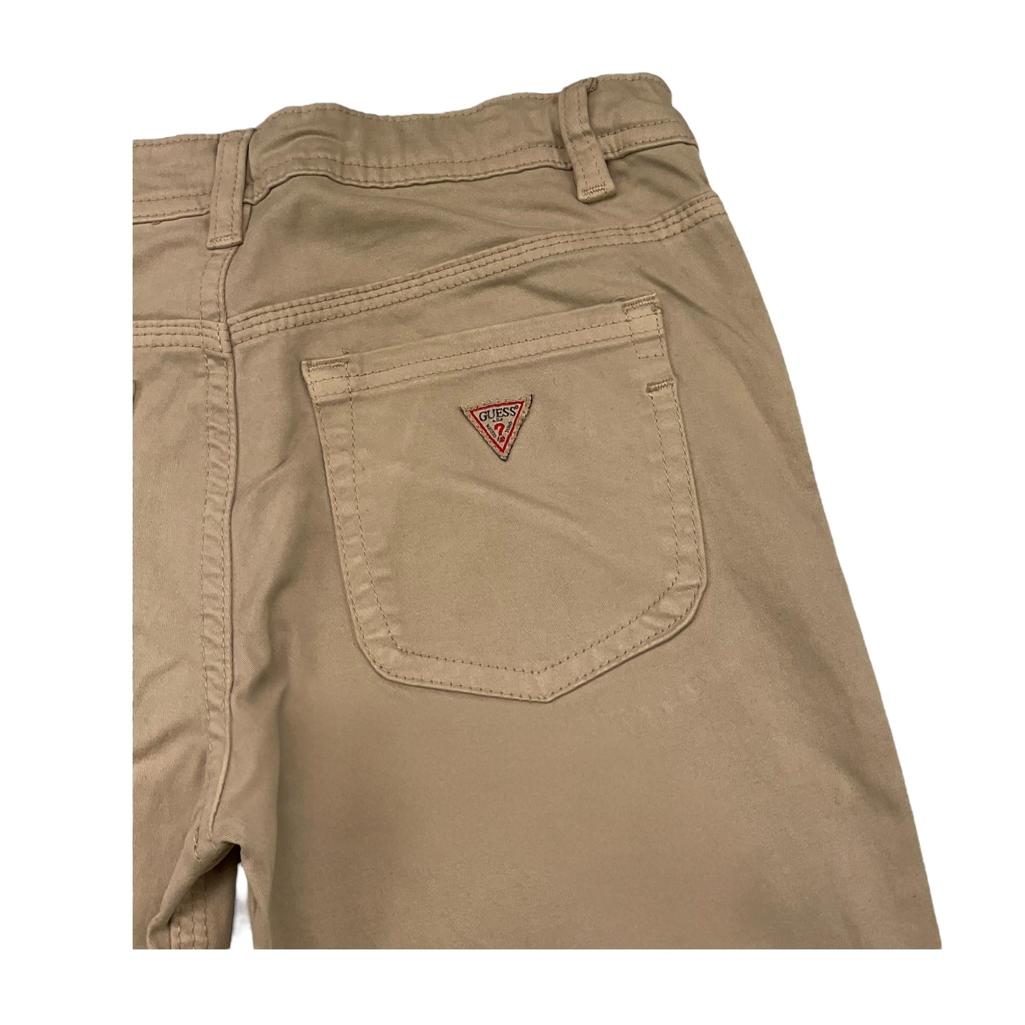 GUESS pantalone tinta unita con girovita regolable Beige per Bambino N4YB05WDD52 BEIGE GUESS