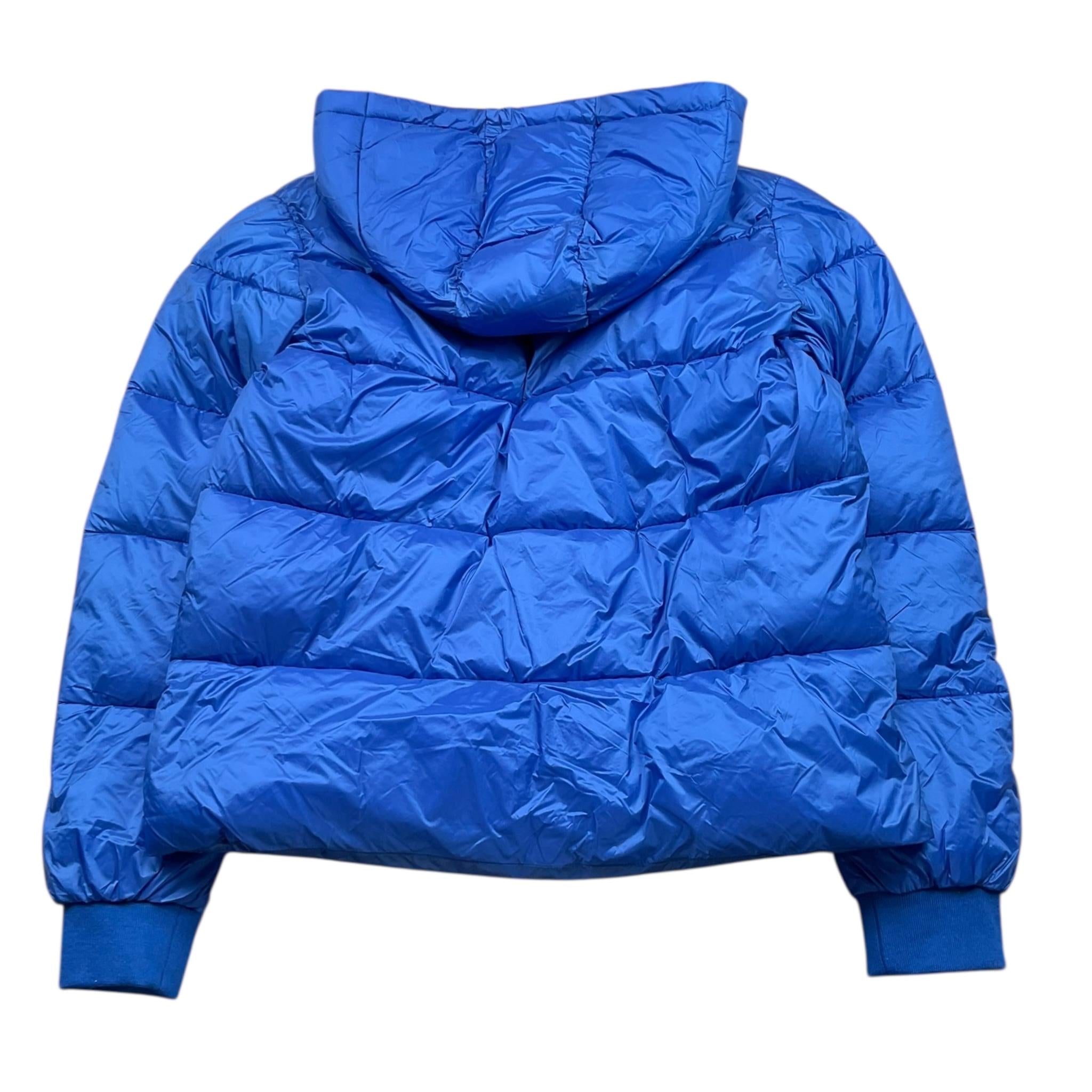 REFRIGUE giubbino tinta unita con cappuccio e zip Cobalto per Bambino 2831O00011 COBALTO REFRIGUE