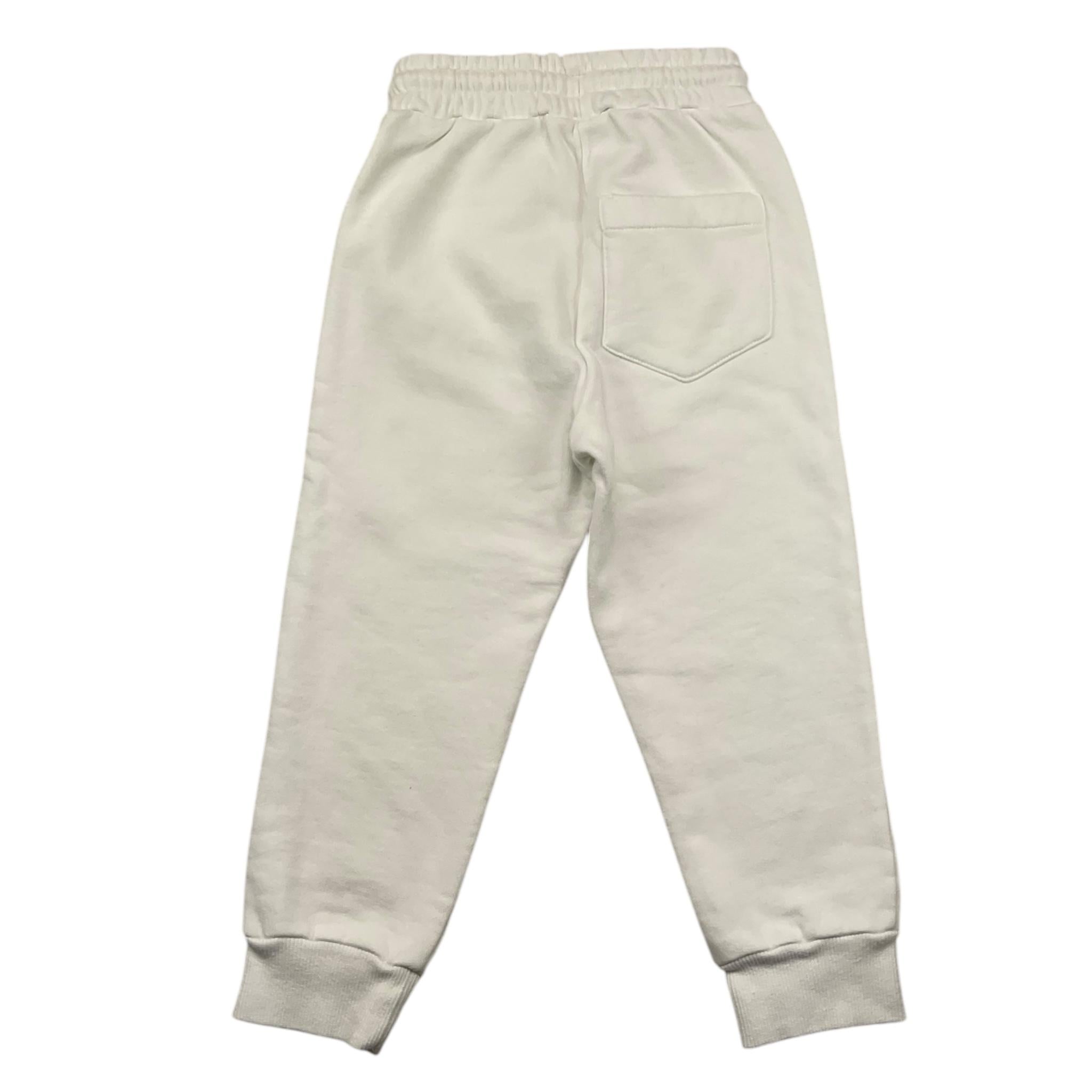 NUPKEET pantalone tuta tinta unita con Bianco per Bambino 4DNK317 BIANCO NUPKEET