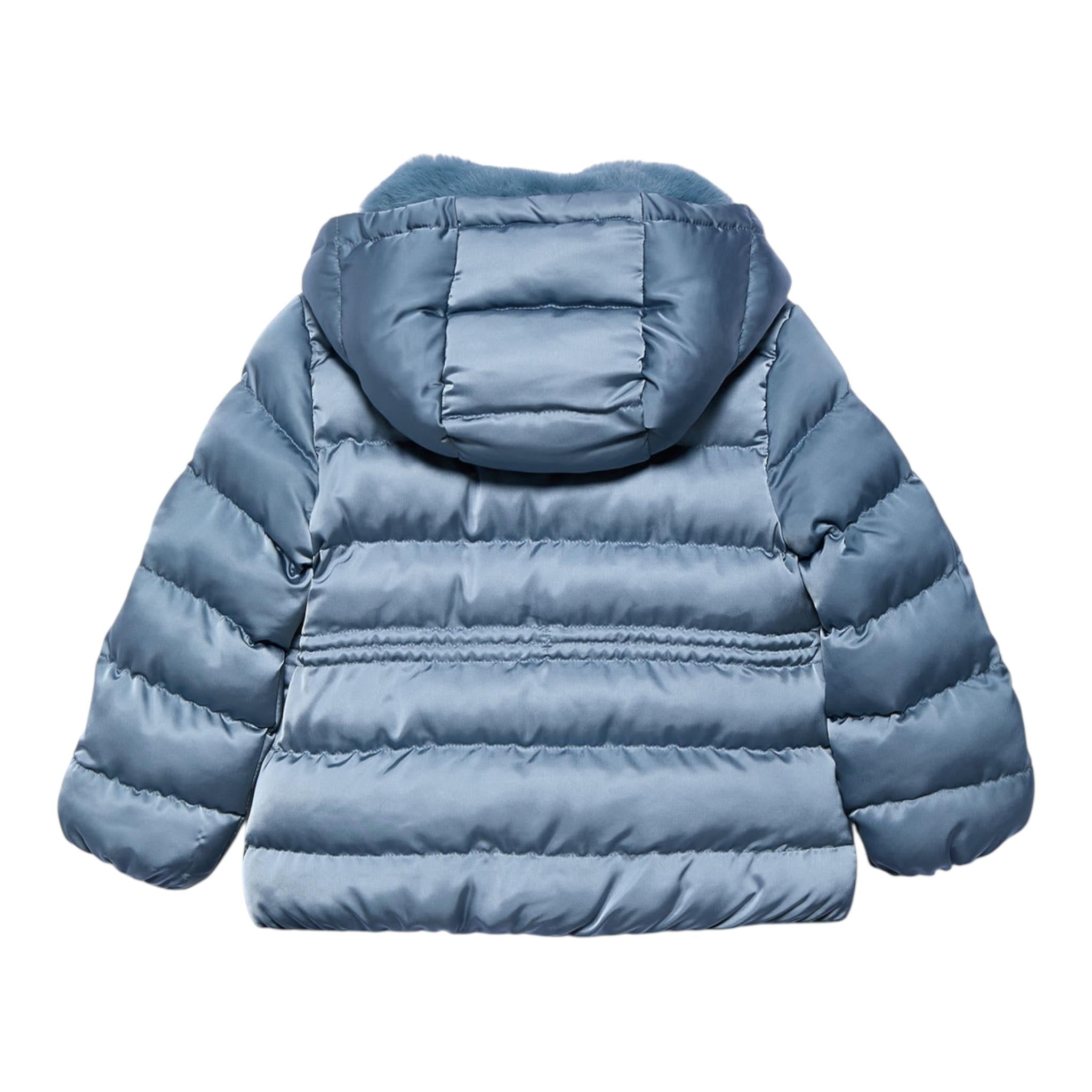 ABEL & LULA giubbino tinta unita con zip e cappuccio Azzurro per Neonata 5818XXX AZZURRO ABEL & LULA