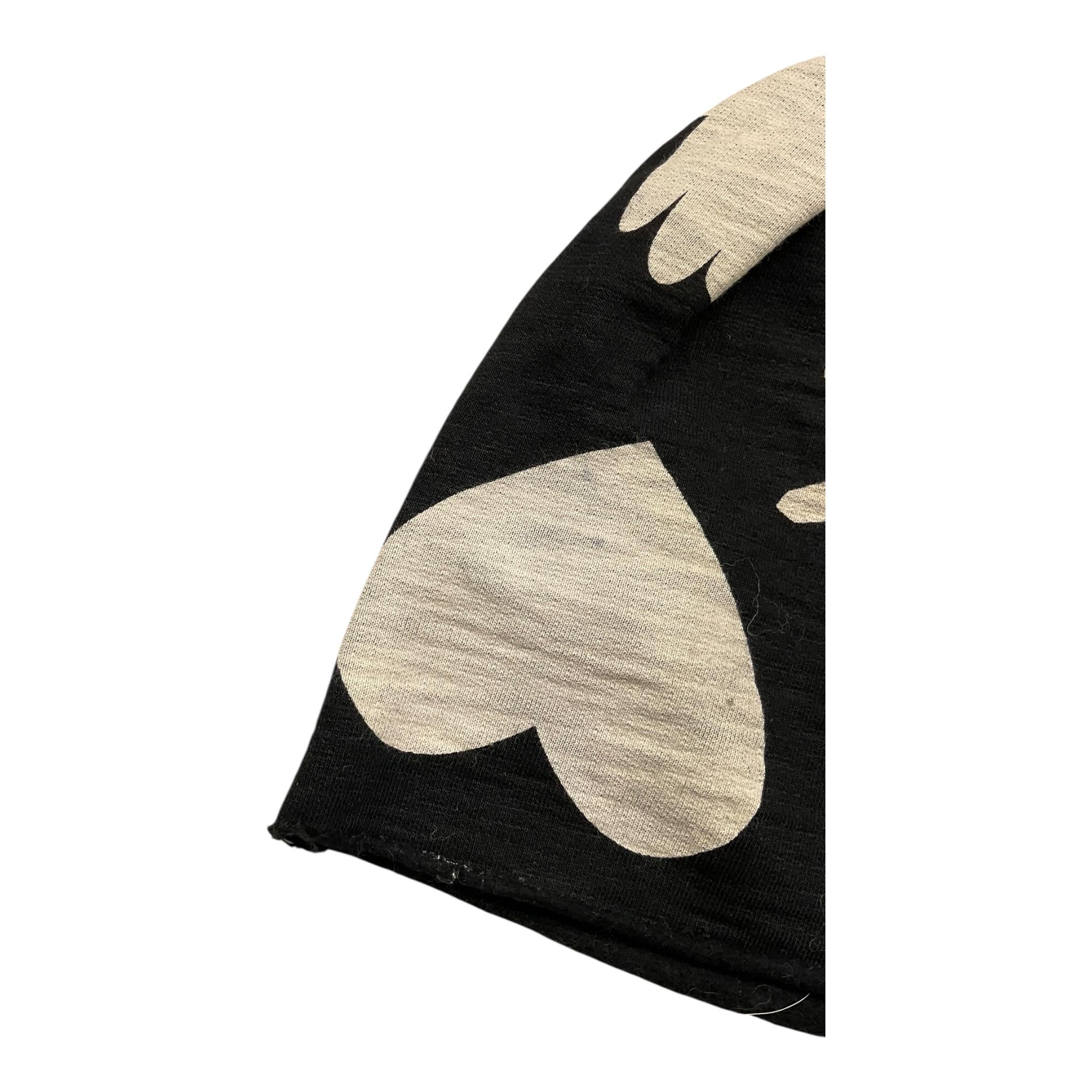 SHOE cappello tinta unita con stampe in contrasto Nero per Bambina CAPSH NERO SHOE