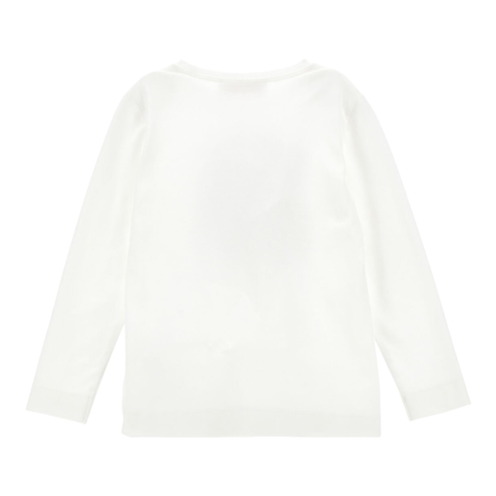 MONNALISA shirt girocollo tinta unita cn stampa frozen Bianco per Neonata 19D610N BIANCO MONNALISA