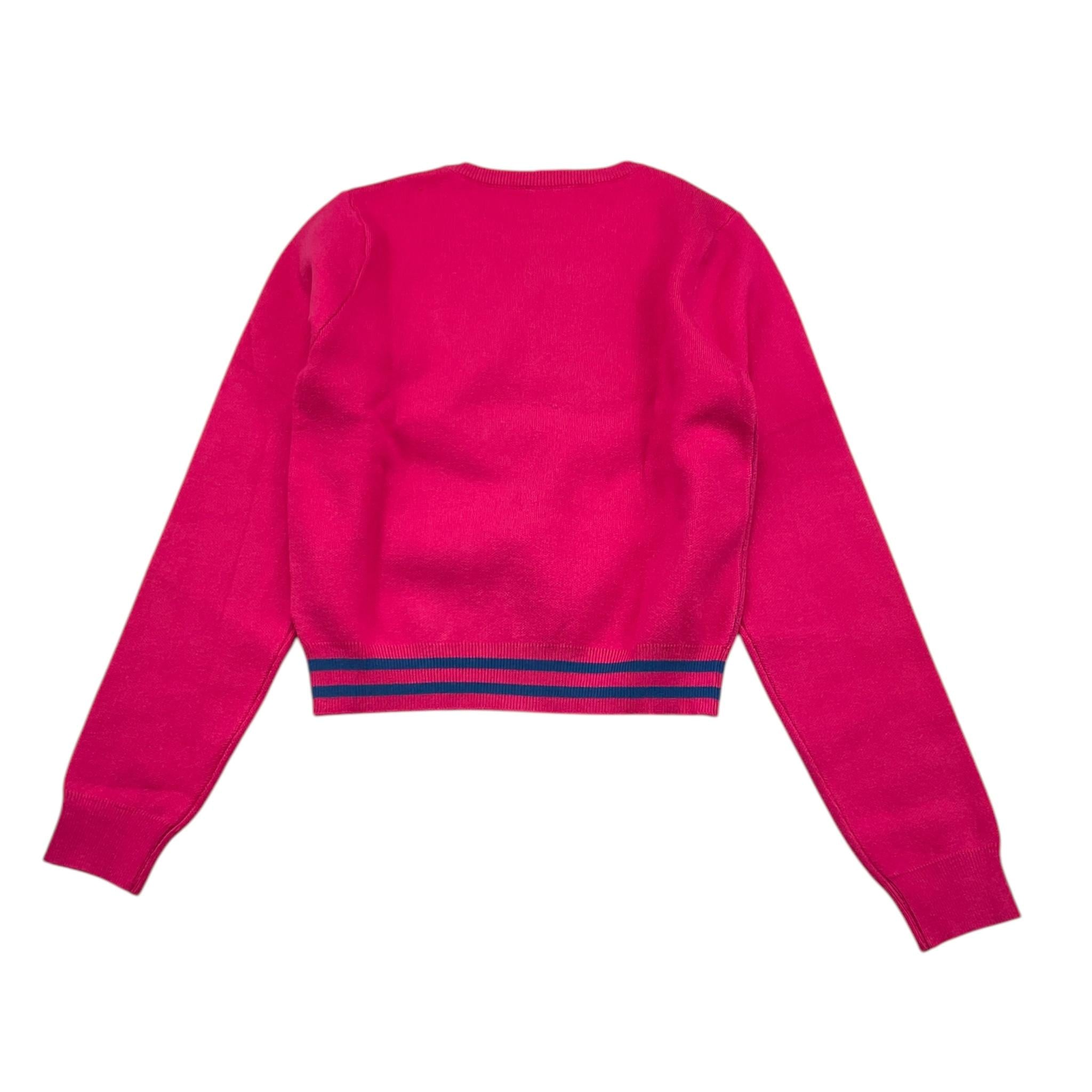 MARC ELLIS maglia tinta unita con stampa Fuxia per Bambina JMJSW00194 FUXIA MARC ELLIS